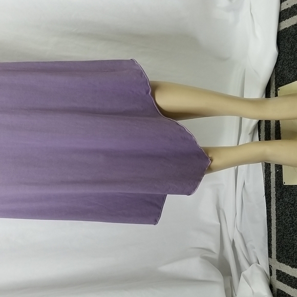 BYRN WALKER ASYMMETRICAL TANK DRESS IN PURPLE SIZE SMALL - Picture 3 of 8